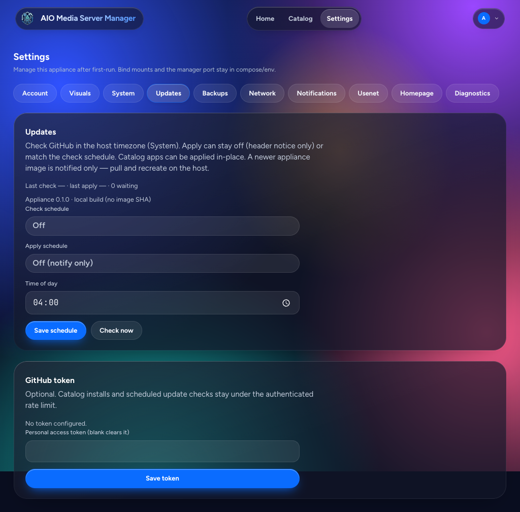 Updates, dark theme